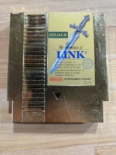 Zelda II The Adventure of Link NES Nintendo Authentic Tested Working