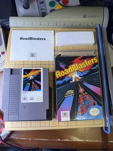 RoadBlasters (Nintendo NES) Complete CIB - Tested - Authentic