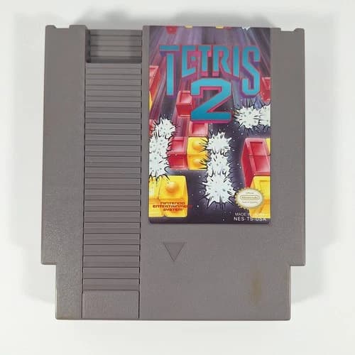 Tetris 2 Nintendo Entertainment System NES Game Cartridge Only - Tested