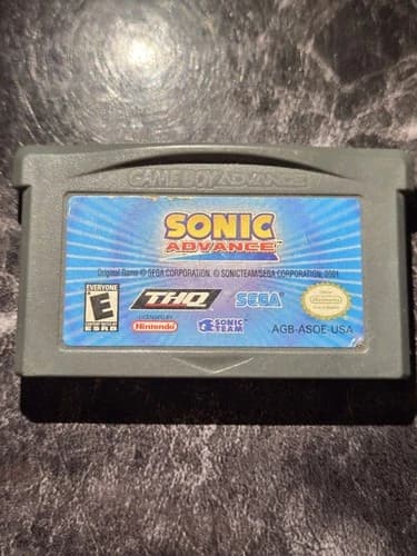 Sonic Advance Nintendo Game Boy Advance GBA Loose Authentic Tested