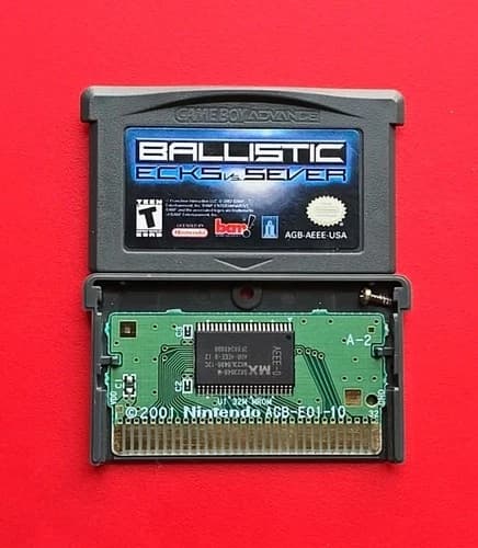 Ballistic Ecks vs Sever Game Boy Advance Nintendo GBA Shooter Authentic Tested