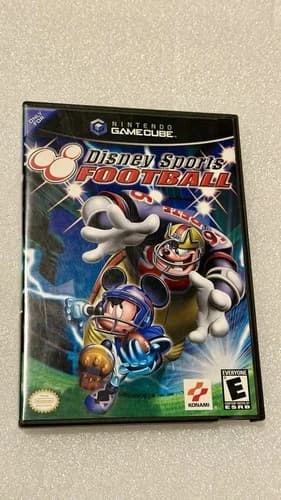 [RARE] Disney Sports Football Nintendo GameCube 2002 Complete in Box with Manual