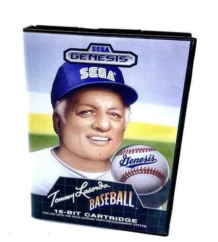 Tommy Lasorda Baseball (Sega Genesis, 1989) CIB Tested With Manual