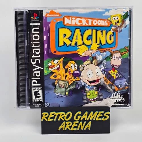 Nicktoons Racing (PlayStation 1 PS1) CIB COMPLETE