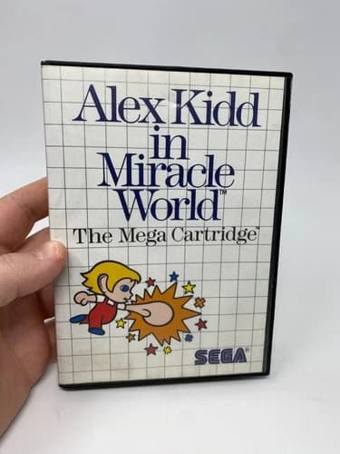 Alex Kidd in Miracle World Sega Master System 1986 CIB Complete Testd Authentic