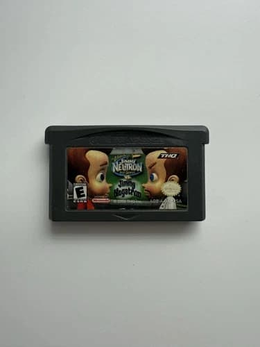 Jimmy Neutron vs. Jimmy Negatron Nintendo GameBoy Advance GBA - Authentic Tested