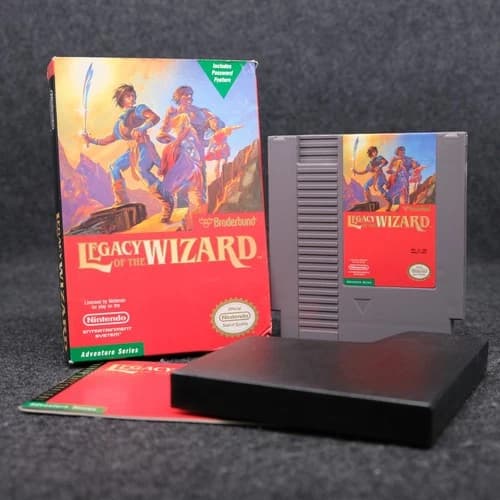 Legacy of the Wizard (NES) CIB - Authentic Acceptable Condition