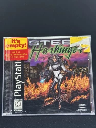 Steel Harbinger (Sony PlayStation 1, 1996) Video Game Works Well See Photos