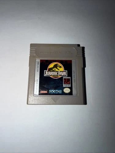 Jurassic Park (Nintendo Game Boy, 1993) tested and working (yellowing)