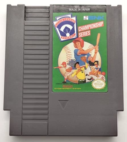 Little League Baseball (Nintendo NES, 1990) *Cart Only* Authentic Tested Cleaned