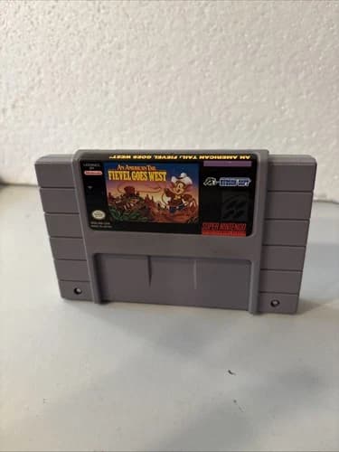 An American Tail Fievel Goes West Super Nintendo 1994 SNES Tested & Working