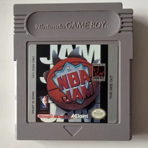 Acclaim NBA Jam Official Game Boy Game Pak Nintendo Game Boy Basketball Sports