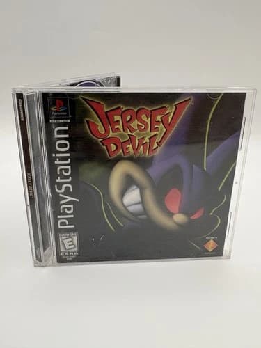 Jersey Devil Sony Ps1 CIB W/ Manual RARE PlayStation 1 - Tested & Works!