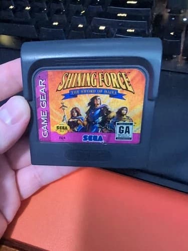 Shining Force - The Sword of Hajya - Sega Game Gear - Authentic - Saves