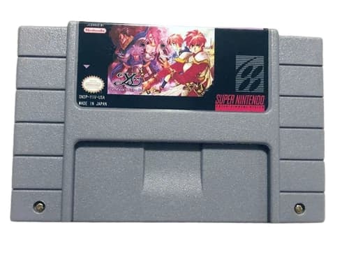 Ys IV 4 Mask of the Sun SNES Game Cartridge USA (note: buyer DOES NOT pay fees)