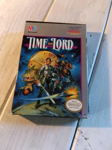 Nintendo NES Time Lord 1990 Complete In Box Very Good Conditon