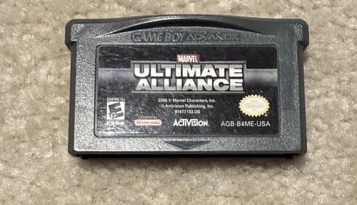 Gameboy Advance Marvel Ultimate Alliance GBA Nintendo Game Cartridge only tested
