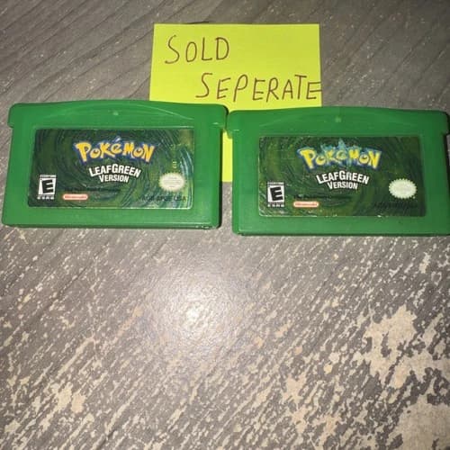 Pokemon LeafGreen Version GBA Nintendo Game Boy Advance