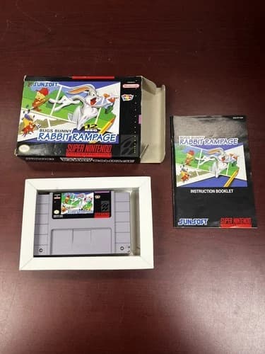 Bugs Bunny Rabbit Rampage (SNES, 1994) Complete