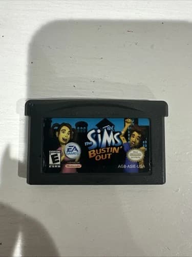 The Sims Bustin' Out Game Boy Advance 2003 Tested Working