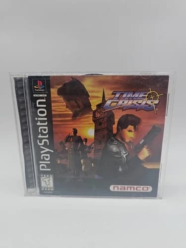 Time Crisis (Sony PlayStation 1, 1995) PS1 Black Label CIB Complete w/ Reg Card
