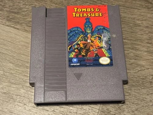 Tombs & Treasure Nintendo Nes Cleaned & Tested Authentic