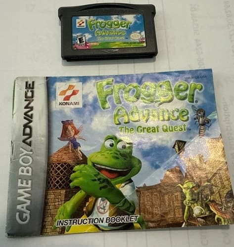 Frogger Advance The Great Quest Nintendo Game Boy Advance GBA Tested Works