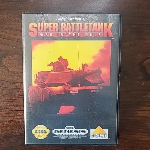 Garry Kitchen's Super Battletank: War In The Gulf CIB Sega Genesis Tested