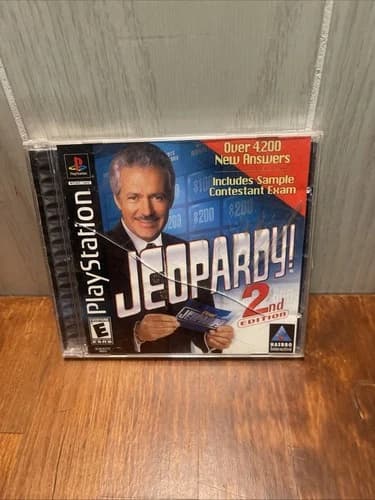 Jeopardy 2nd Edition (Sony PlayStation 1 PS1, 2000) COMPLETE CIB, TESTED!