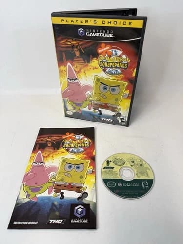 Spongebob Squarepants The Movie (Nintendo GameCube, 2004) CIB Tested Working