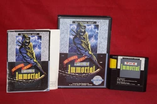 The Immortal (Sega Genesis, 1991) Authentic Game Cartridge, CIB Complete