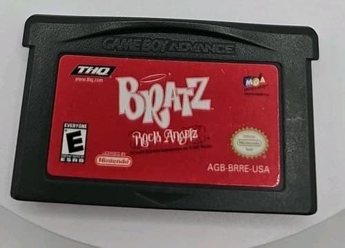 Bratz: Rock Angelz (Nintendo Game Boy Advance, 2005) GBA Authentic Tested