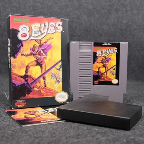 8 Eyes (NES) CIB - Authentic Great Condition