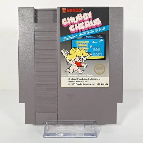Chubby Cherub Nintendo NES Cartridge - Authentic, Cleaned, and Tested