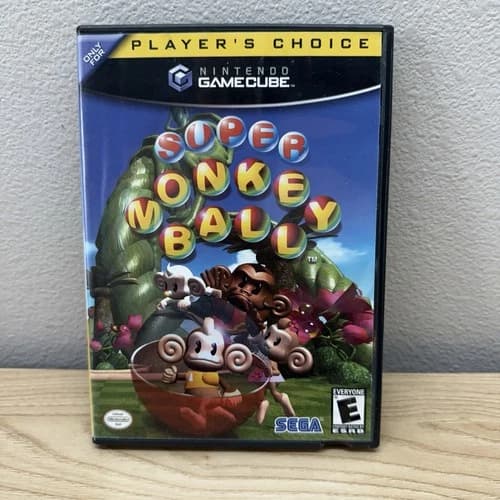 SUPER MONKEY BALL NINTENDO GAMECUBE PLAYERS CHOICE CIB COMPLETE