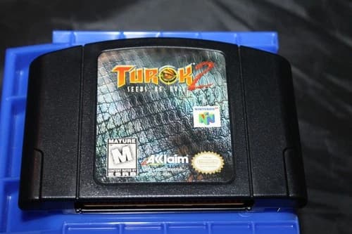 Turok 2: Seeds of Evil (Nintendo 64, 1998) N64 cartridge only