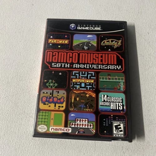 Namco Museum 50th Anniversary (Nintendo GameCube, 2005) Complete With Manual