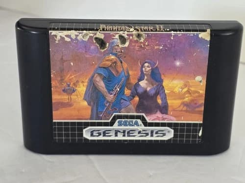 Phantasy Star II Sega Genesis 1990 GAME ONLY Authentic Tested Works Cleaned