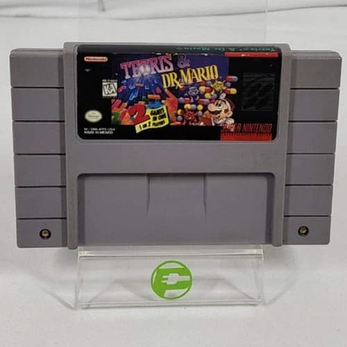 Tetris and Dr. Mario (Super Nintendo SNES, 1994)