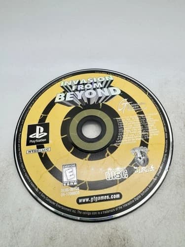 INVASION FROM BEYOND Sony Playstation 1 PS1 Disc Only Tested NO TRACKING