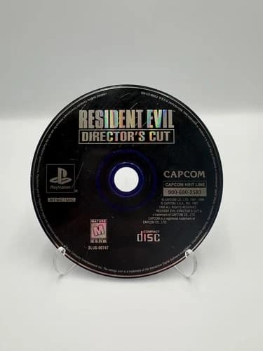 Resident Evil Director’s Cut Black Label - PlayStation 1 PS1 - Disc Only Tested