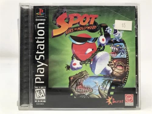 Spot Goes To Hollywood (1996) - Sony Playstation 1 PS1 PSX - Complete in box CIB