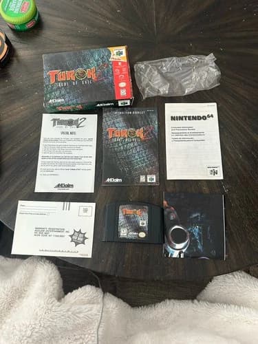 Nintendo 64 N64 Game Turok 2 Seeds Of Evil CIB Complete In Box