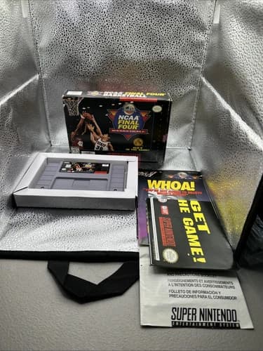 NCAA Final Four Basketball (Super Nintendo Entertainment System, 1994, SNES) CIB