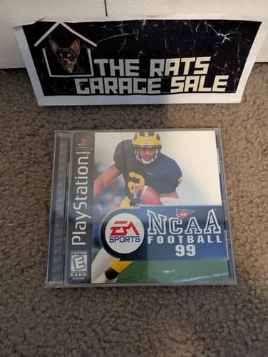 NCAA Football 99 (Sony PlayStation 1 PS1, 1998) Complete CIB W/Reg Card, TESTED