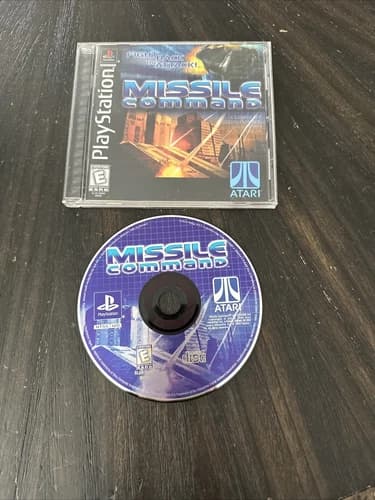 PlayStation 1 PS1 Game Missile Command CIB Complete In Box