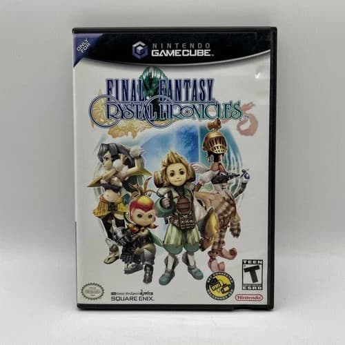 Nintendo GameCube Final Fantasy Crystal Chronicles Complete In Box CIB Works