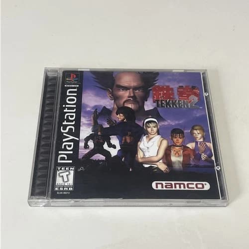 Tekken 2 (Sony PlayStation 1, 1996) PS1 Black Label Fast Shipping