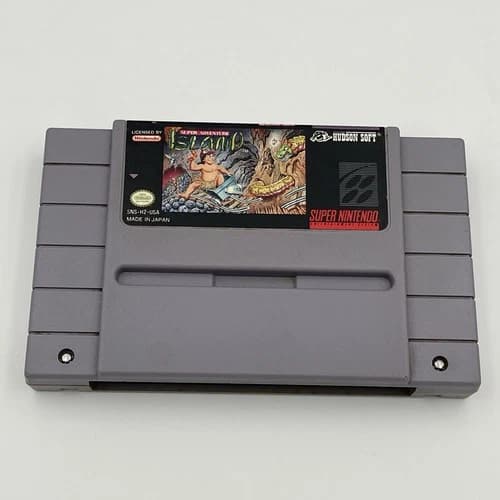 Super Adventure Island (Super Nintendo SNES, 1992) Cartridge - Tested Works!