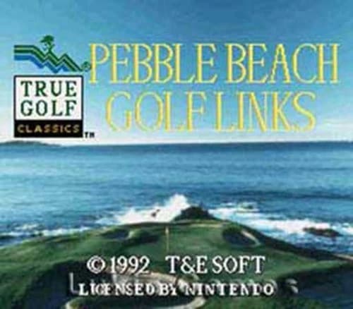 Pebble Beach Golf Links - SNES Super Nintendo Game